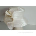 Wide Brim Women's Satin Ribbon Church dress hats